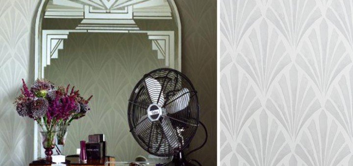 Papier peint art déco